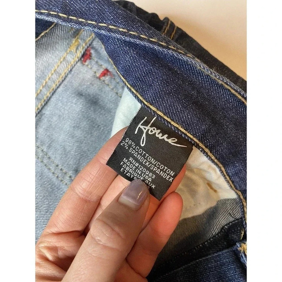 Howe Men’s Medium Wash Size 34 Denim Jeans Button Fly - Picture 5 of 10